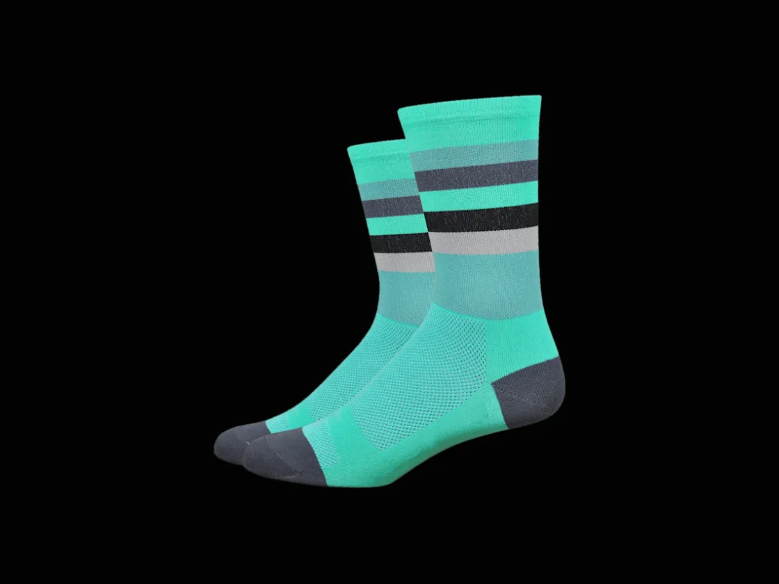 Trek Bikes DeFeet Aireator 6" Maverick Socks Light Teal Sale