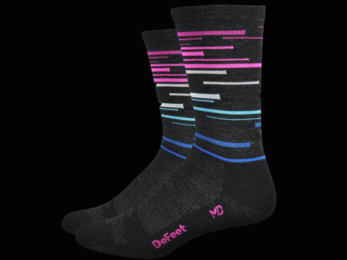 Trek Bikes DeFeet Wooleator 6" DNA Socks Black Cheap