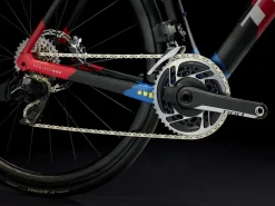 Trek Bikes Domane SLR 9 AXS Gen 4 Team Replica:Metallic Red Smoke to Blue Smoke Fade Online