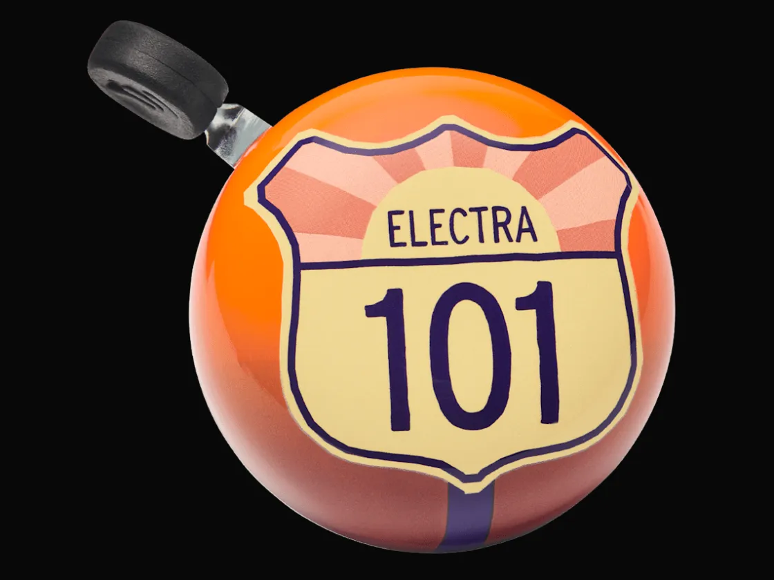 Trek Bikes Electra 101 Small Ding Dong Bike Bell Dark Orange Fashion