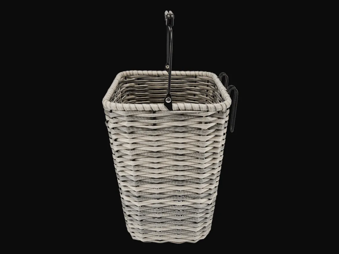 Trek Bikes Electra All-Weather Woven Pannier Basket Grey Discount