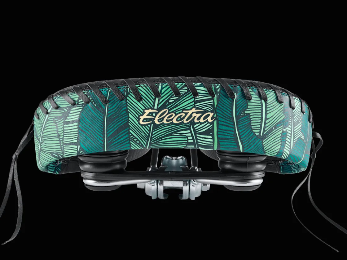 Trek Bikes Electra Bali Elastomer Saddle Black/Dark Green Discount