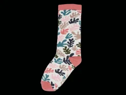 Trek Bikes Electra Coral Reef Socks Cream/Light Pink Flash Sale