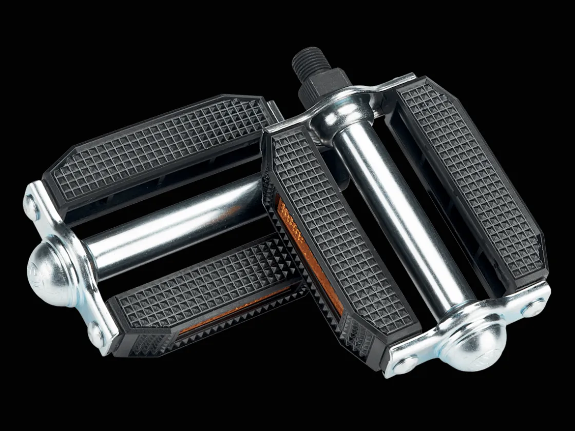 Trek Bikes Electra Deluxe Block Pedal Set Chrome/Black Online