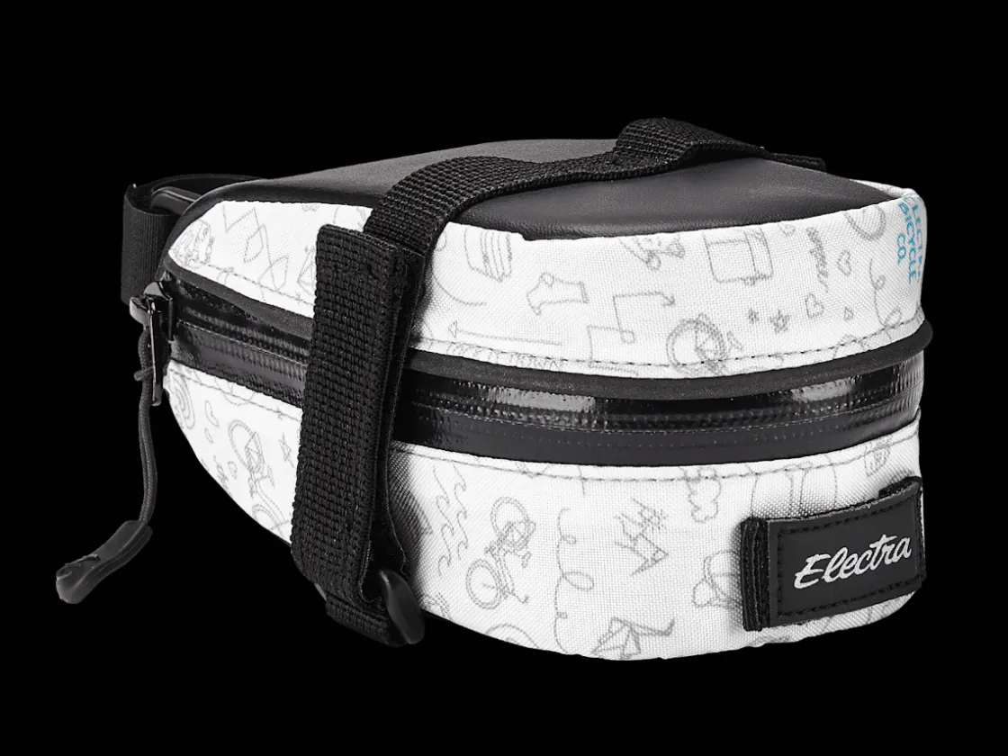 Trek Bikes Electra Doodle Saddle Bag White/Light Grey New