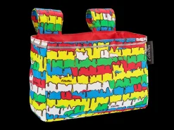 Trek Bikes Electra Graffiti Drip Handlebar Bag Blue/Light Red New