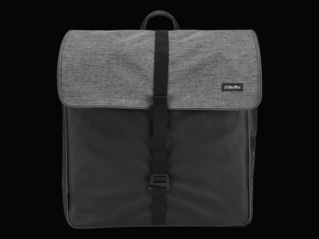 Trek Bikes Electra Heather Charcoal Pannier Bag Black/Grey Store