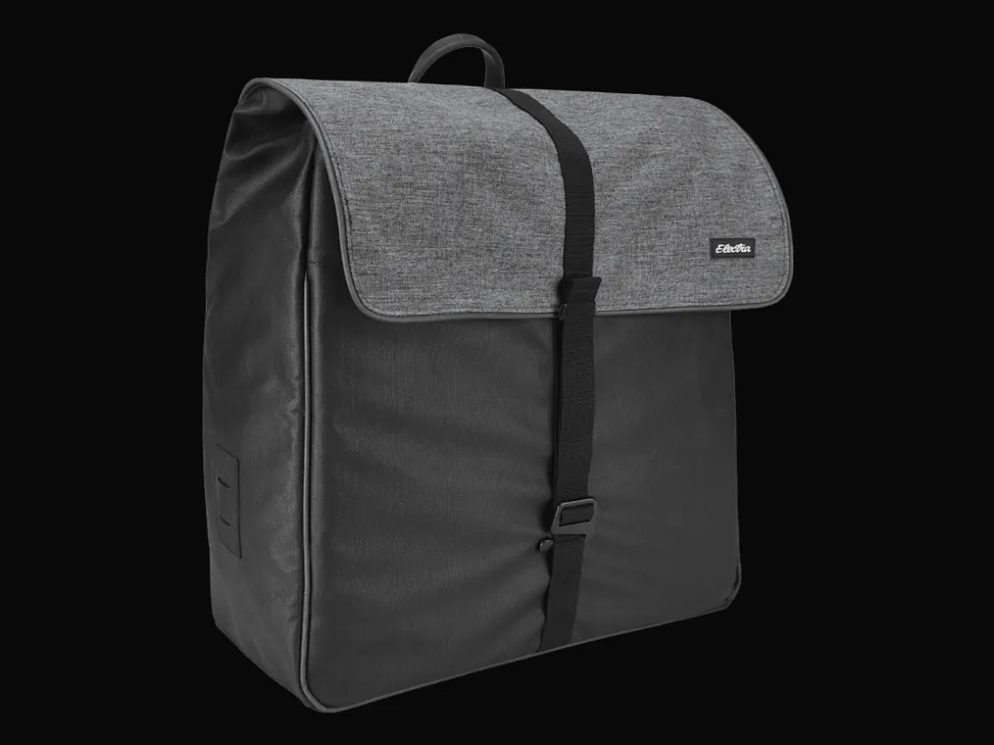 Trek Bikes Electra Heather Charcoal Pannier Bag Black/Grey Store