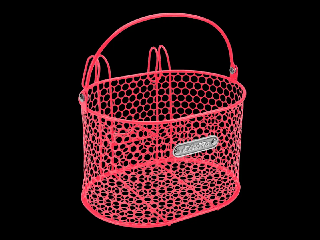 Trek Bikes Electra Honeycomb Small Hook-Mounted Handlebar Basket Pineapple Outlet