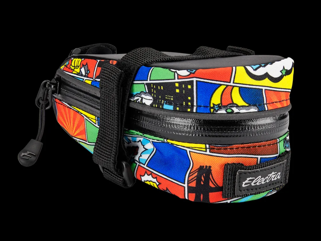 Trek Bikes Electra Ka Pow Saddle Bag Black/Orange Hot