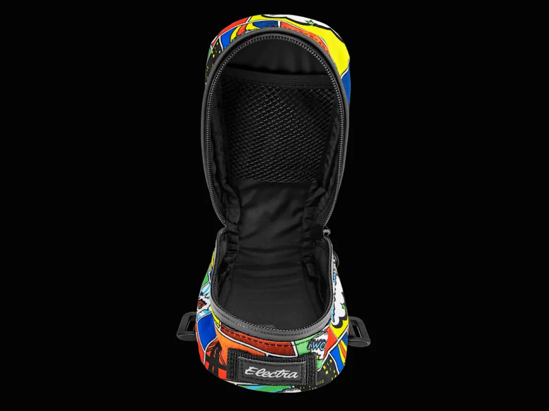 Trek Bikes Electra Ka Pow Saddle Bag Black/Orange Hot
