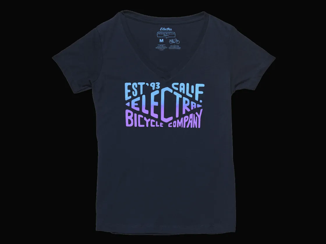 Trek Bikes Electra Ladies' Union T-Shirt Midnight Blue Flash Sale