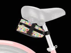Trek Bikes Electra Leopard Saddle Bag White/Light Purple Clearance