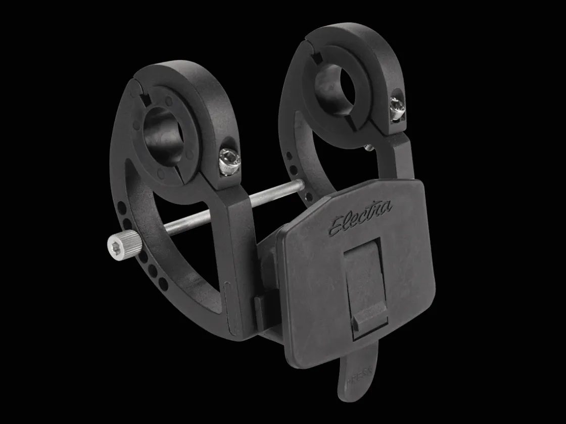 Trek Bikes Electra Quick Release Basket Bracket & Mount Silver/Black Hot
