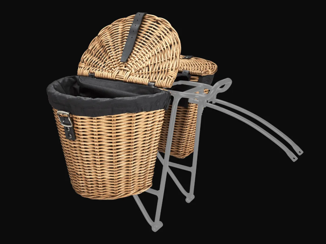 Trek Bikes Electra Rattan Pannier Basket Natural Online