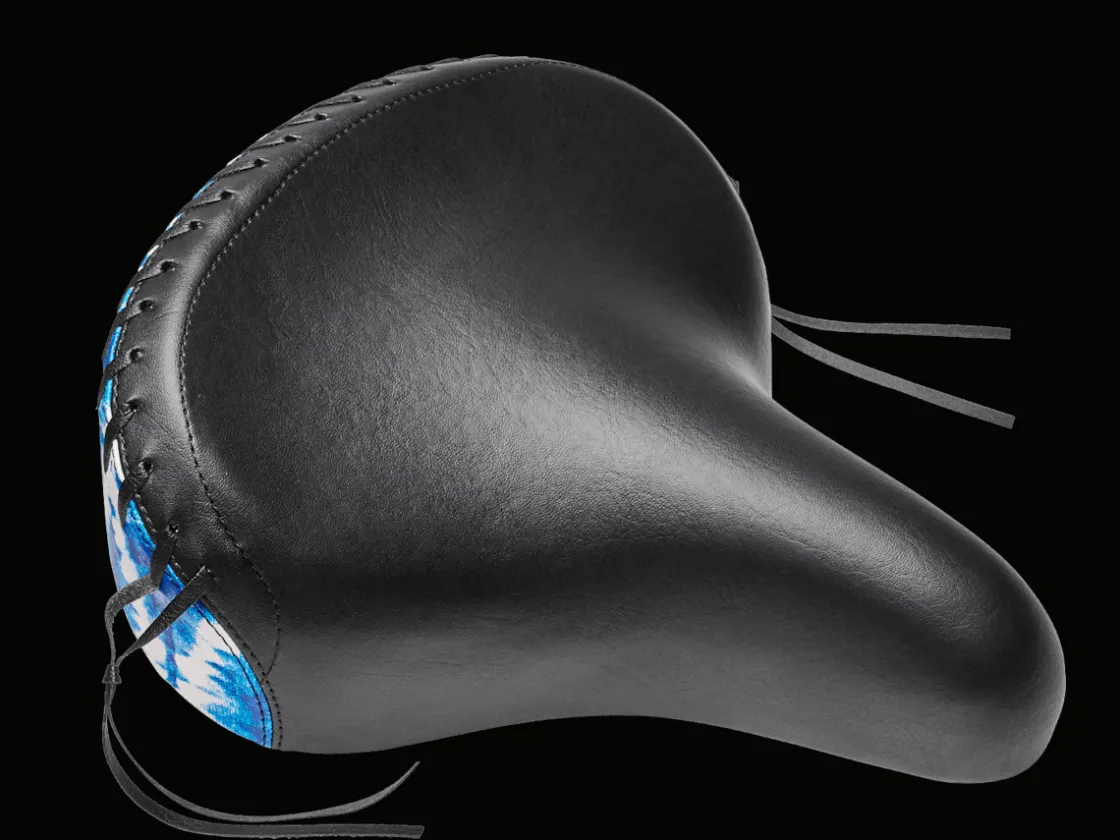 Trek Bikes Electra Shibori Elastomer Saddle Black/Dark Blue Online
