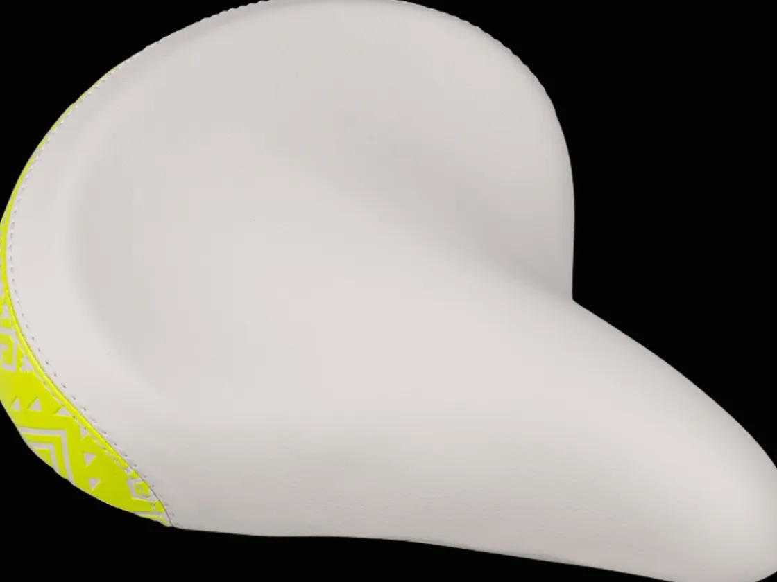 Trek Bikes Electra Water Lily Cruiser Bike Saddle Cream/Visibility Yellow Cheap