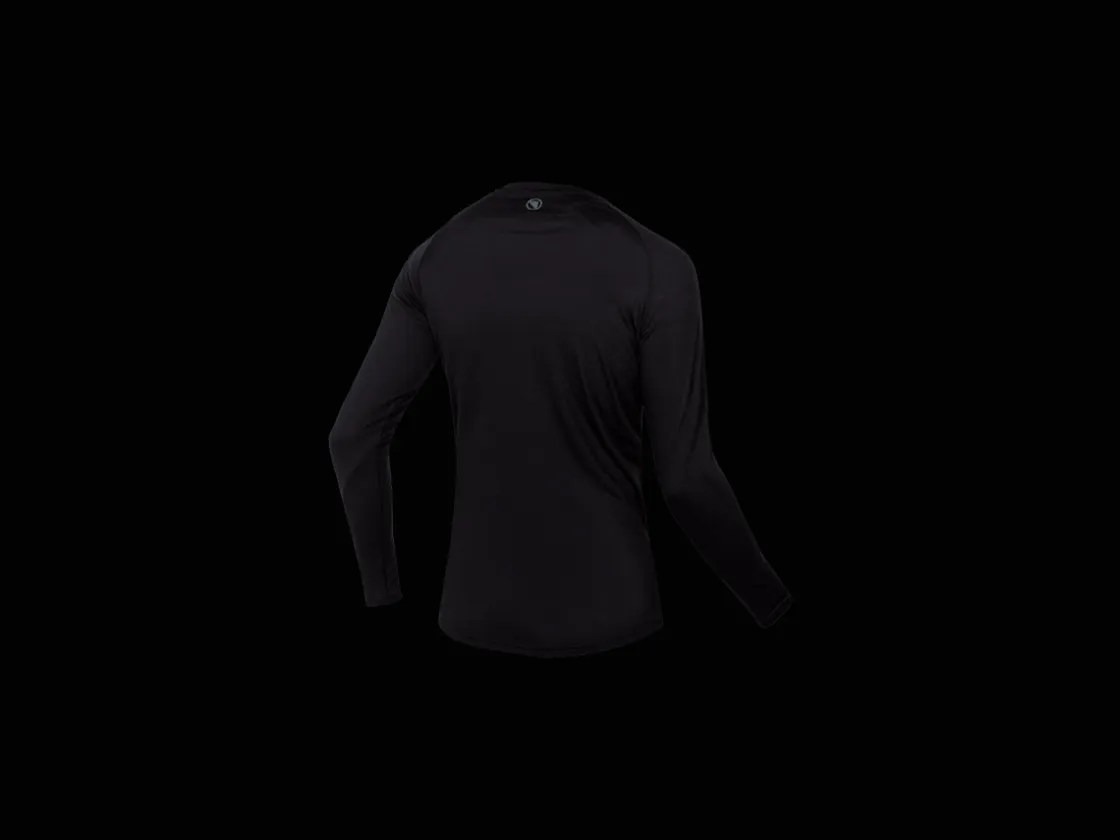 Trek Bikes Endura BaaBaa Blend Long Sleeve Cycling Baselayer Black Best