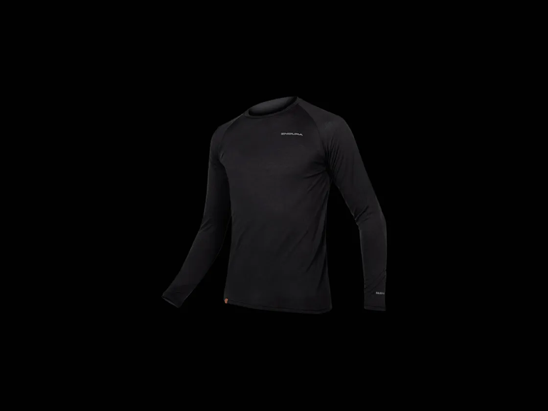 Trek Bikes Endura BaaBaa Blend Long Sleeve Cycling Baselayer Black Best