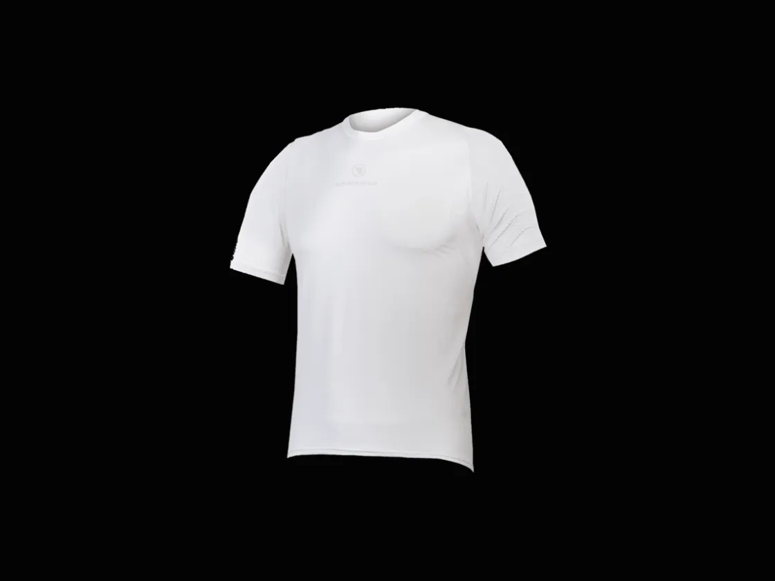 Trek Bikes Endura Translite Short Sleeve Cycling Baselayer II White New