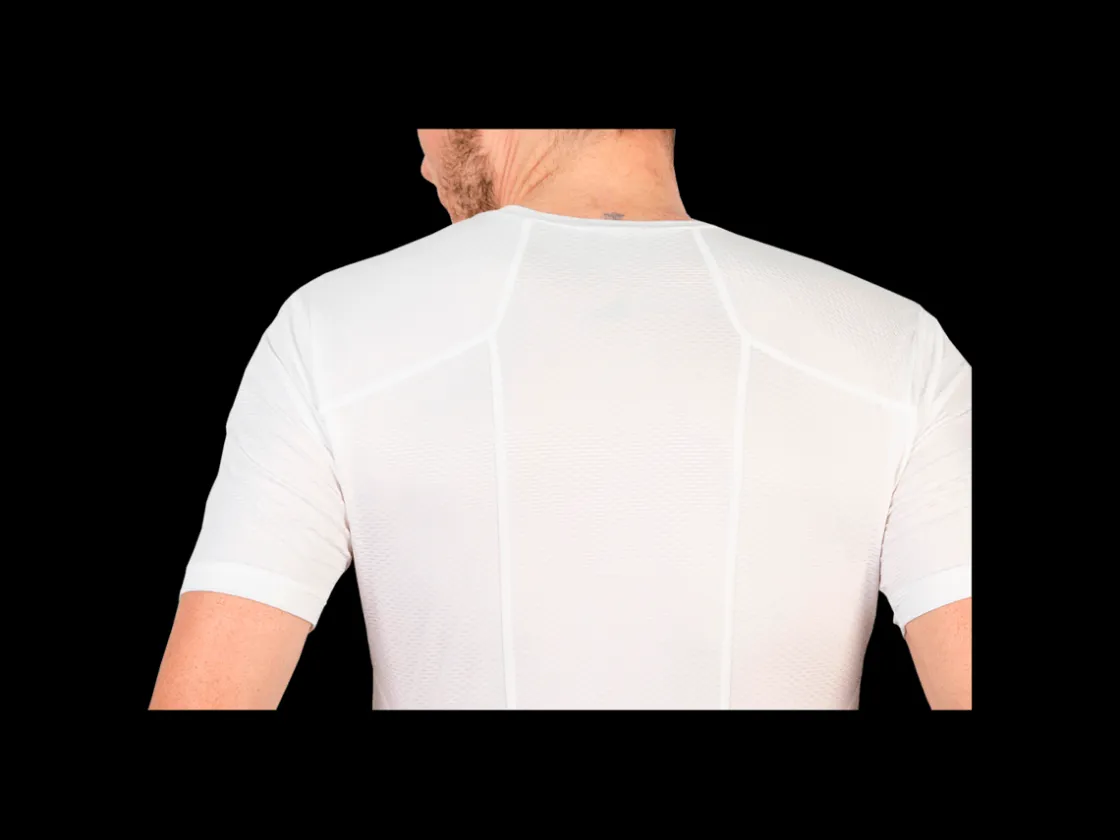 Trek Bikes Endura Translite Short Sleeve Cycling Baselayer II White New
