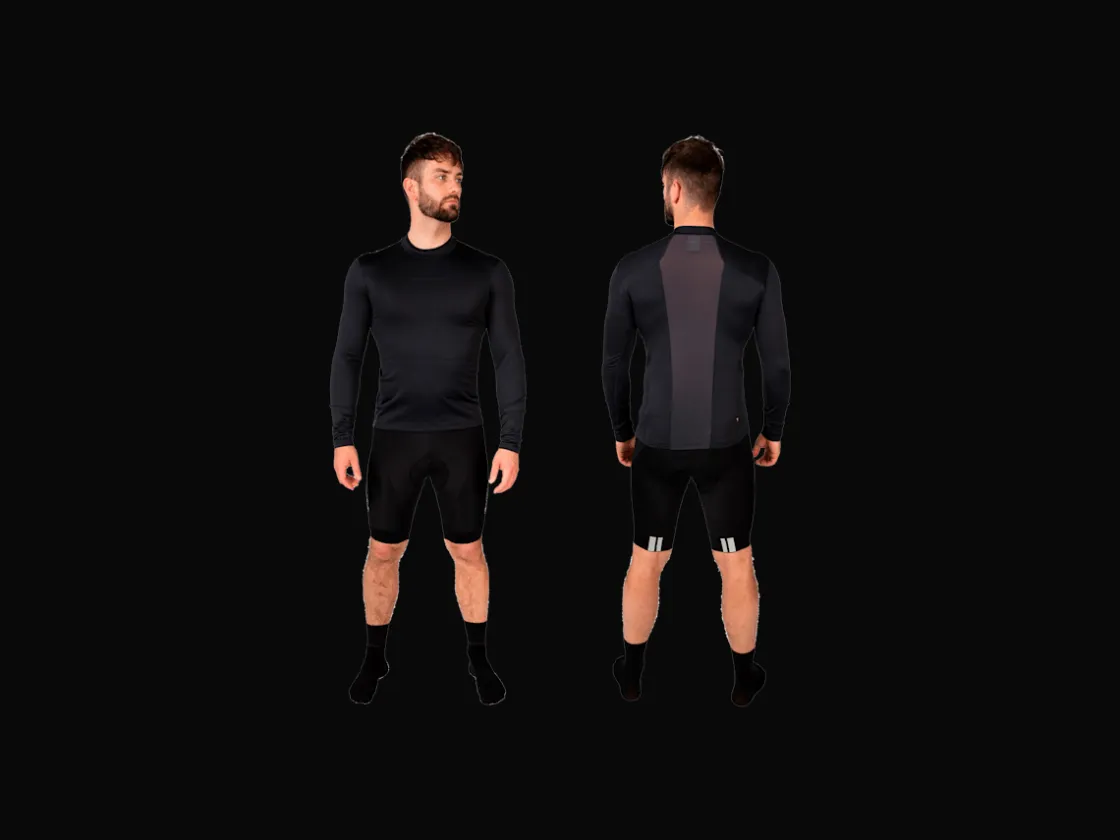Trek Bikes Endura Transloft Long Sleeve Cycling Baselayer Black Best
