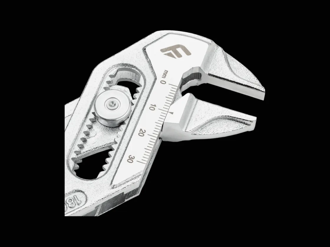 Trek Bikes Feedback Sports Adjustable Pliers Wrench Silver/Black Outlet