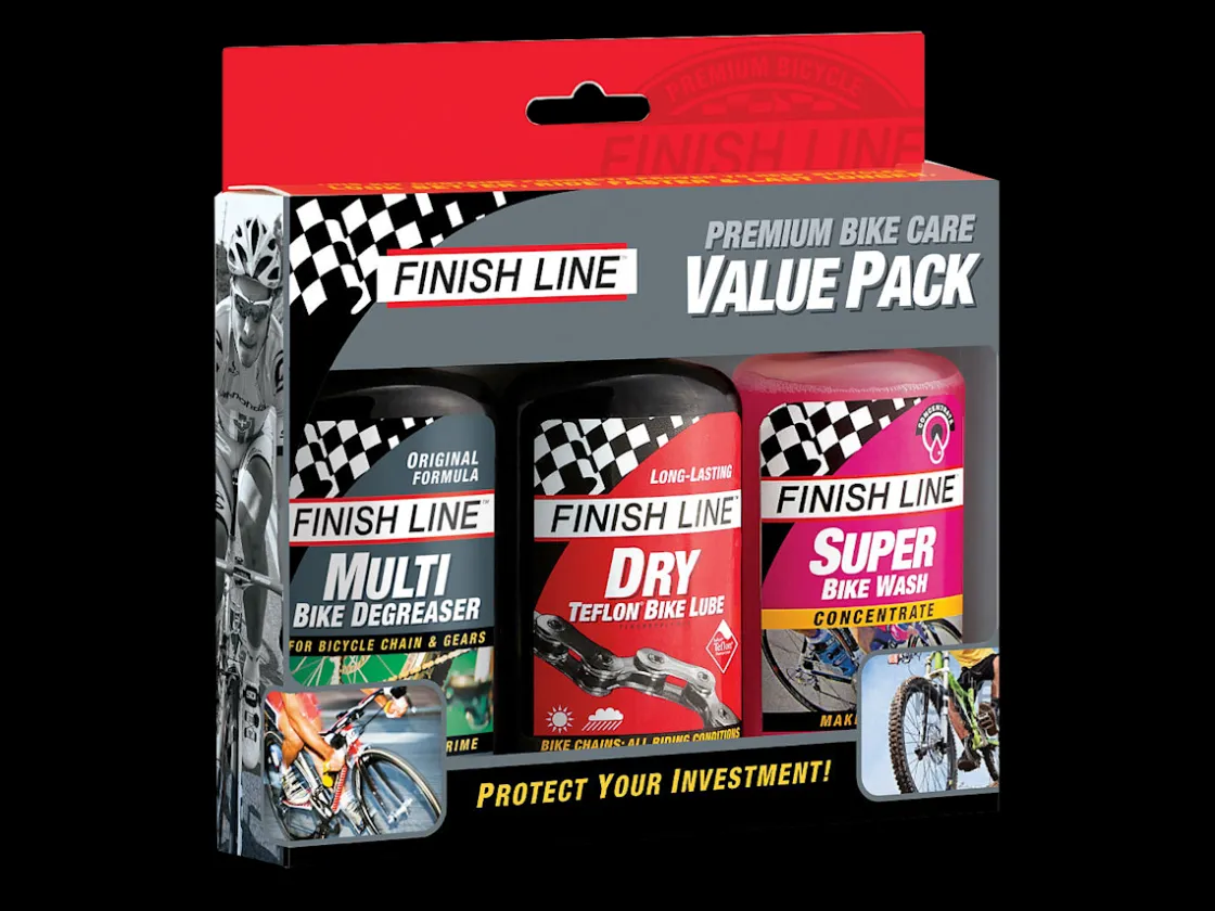 Trek Bikes Finish Line Bike Care Value Pack Black/Red Online