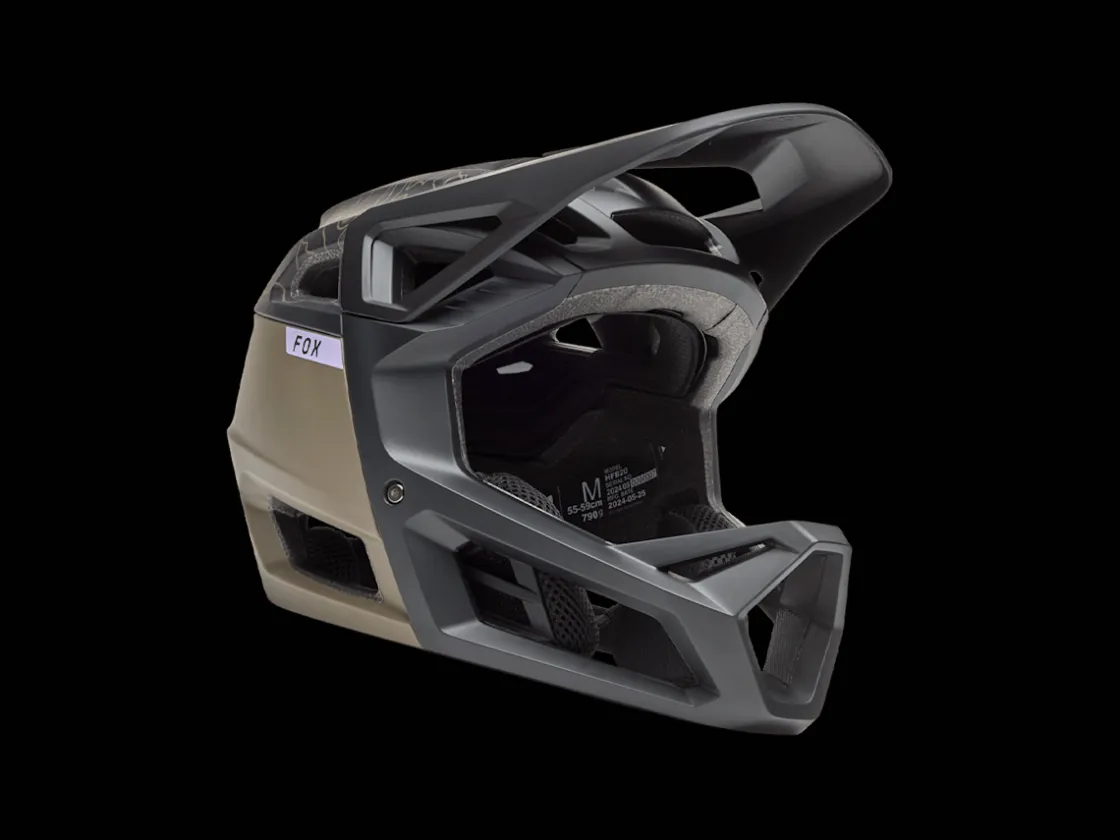 Trek Bikes Fox Racing Proframe Bike Helmet Black/Dark Grey Flash Sale