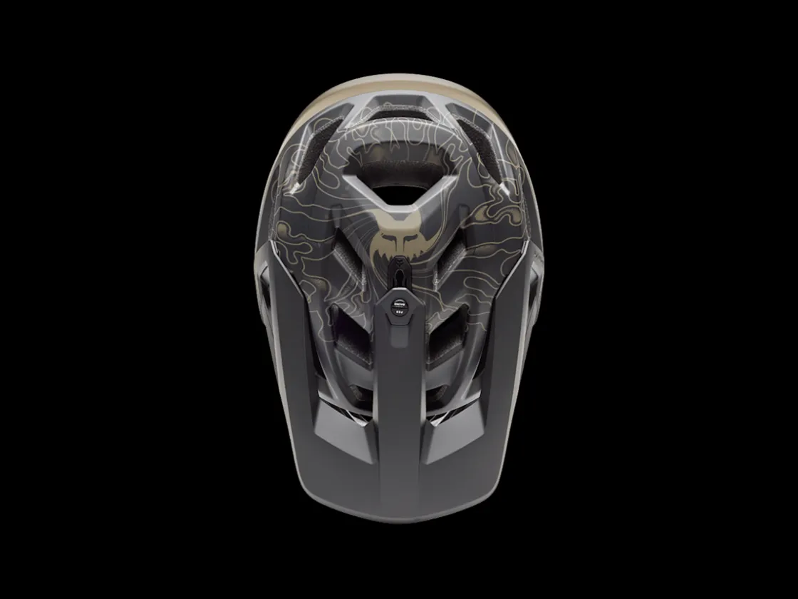 Trek Bikes Fox Racing Proframe Bike Helmet Black/Dark Grey Flash Sale