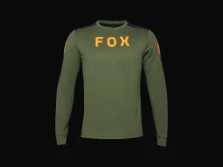 Trek Bikes Fox Racing Ranger Drirelease Long Sleeve Mountain Bike Jersey Dark Green Best Sale