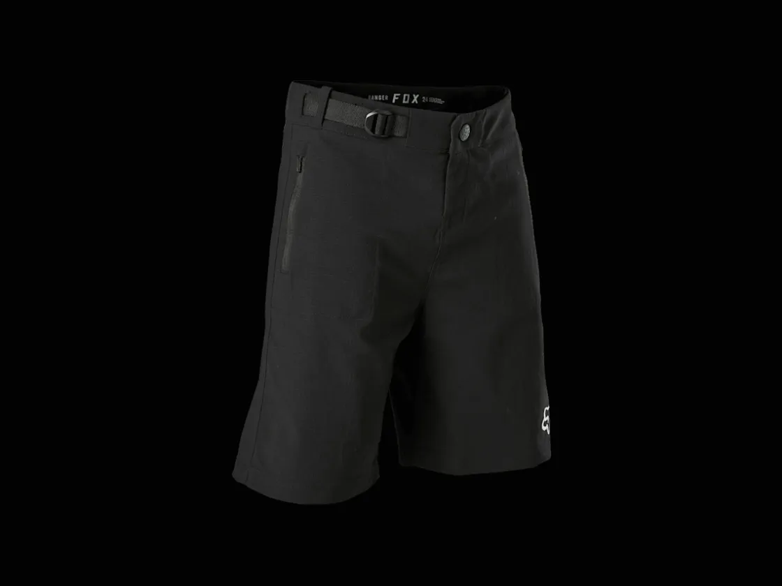 Trek Bikes Fox Racing Ranger Youth Mountain Bike Short with Liner Black Best Sale