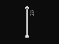 Trek Bikes Garmin Tacx Trainer T1707 E-Thru Axle Adapter Silver Hot