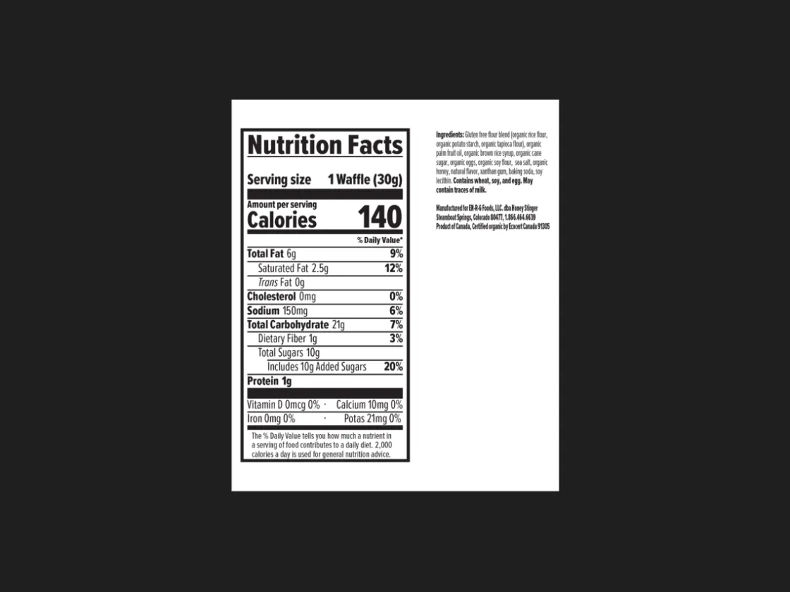 Trek Bikes Honey Stinger Organic Gluten Free Waffle Box of 12 Online