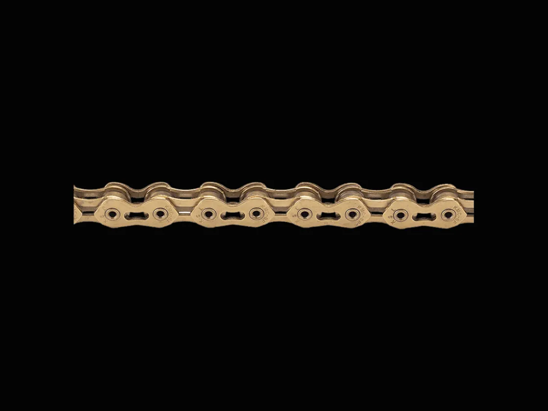 Trek Bikes KMC K1SL SuperLite Ti Nitride 1/8" Chain Gold Shop