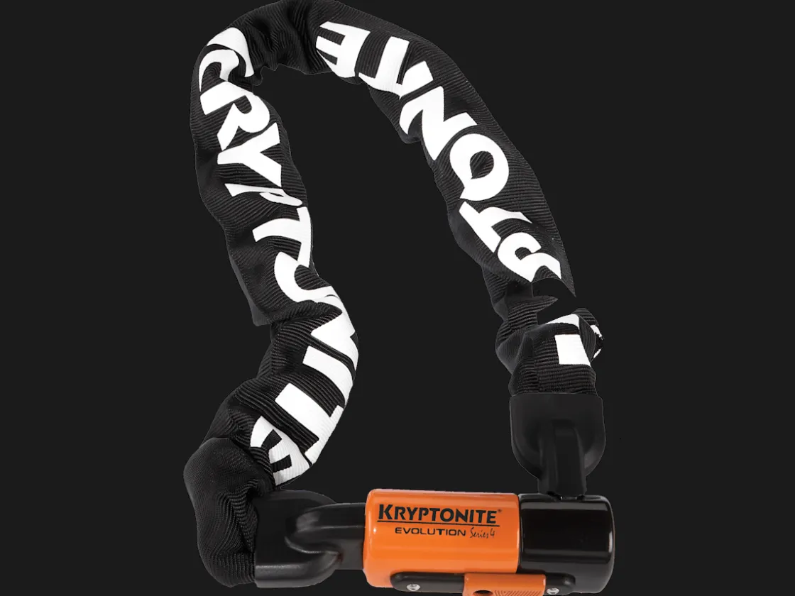 Trek Bikes Kryptonite Evolution Series 4 1090 Integrated Chain Lock Black New