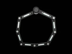 Trek Bikes Kryptonite Keeper Mini Folding Lock Black Flash Sale