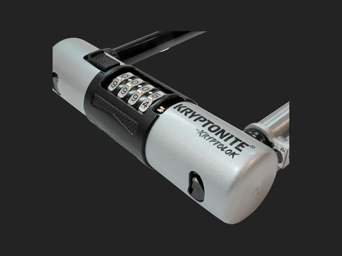 Trek Bikes Kryptonite KryptoLok Combo ULock Silver/Black Sale