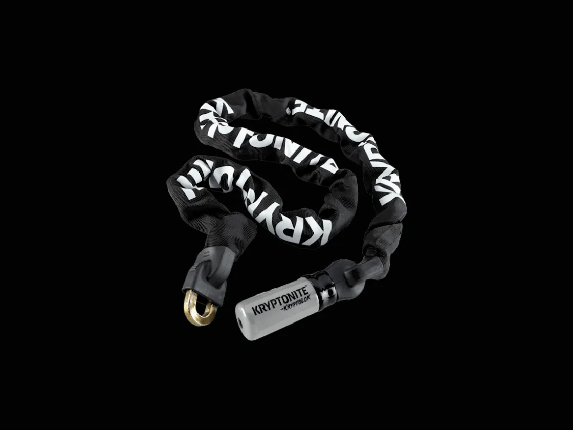 Trek Bikes Kryptonite KryptoLok Series 2 915 Integrated Chain Lock Black Fashion