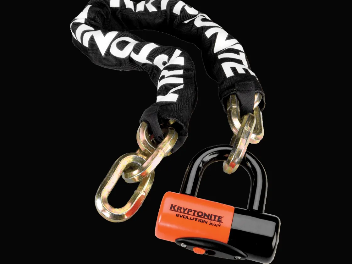 Trek Bikes Kryptonite New York 1210 Chain Lock Black/Orange Best