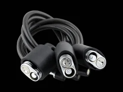 Trek Bikes Kuat Transfer 3-Bike Hitch Rack Cable Lock Kit Black New
