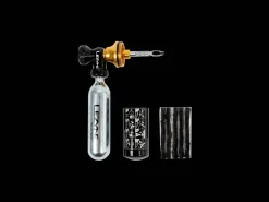 Trek Bikes Lezyne Tubeless CO₂ Blaster Inflator/Repair Kit Black/Gold Outlet