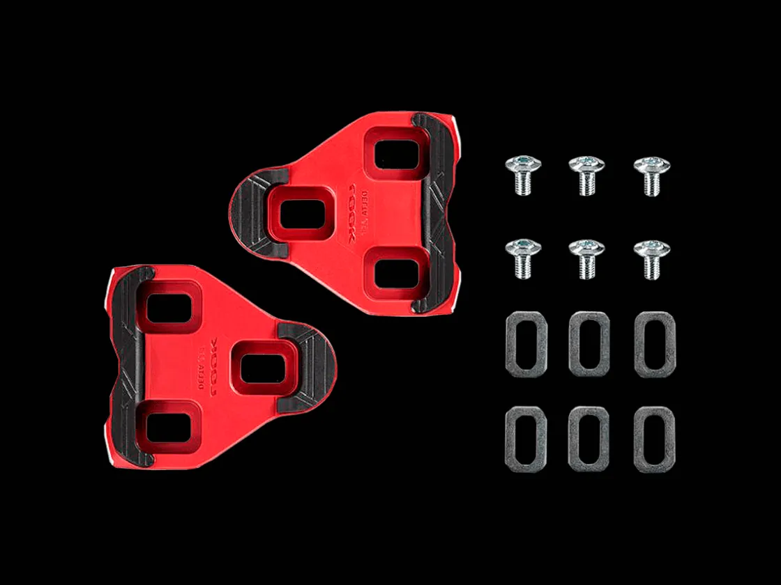 Trek Bikes LOOK Delta 9-Degree Fitness Grip Cleat Set Red Shop
