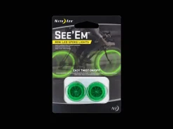 Trek Bikes Nite Ize See'Em Mini LED Spoke Lights Red/Green Clearance
