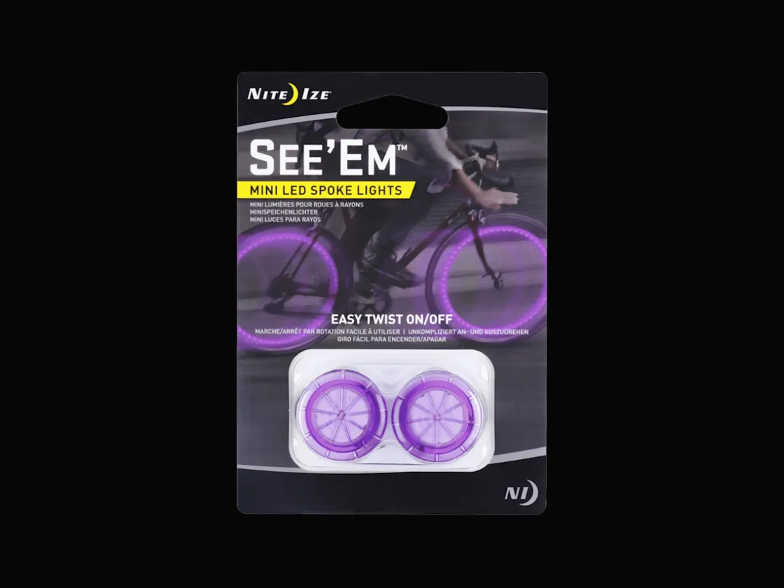 Trek Bikes Nite Ize See'Em Mini LED Spoke Lights Red/Green Clearance
