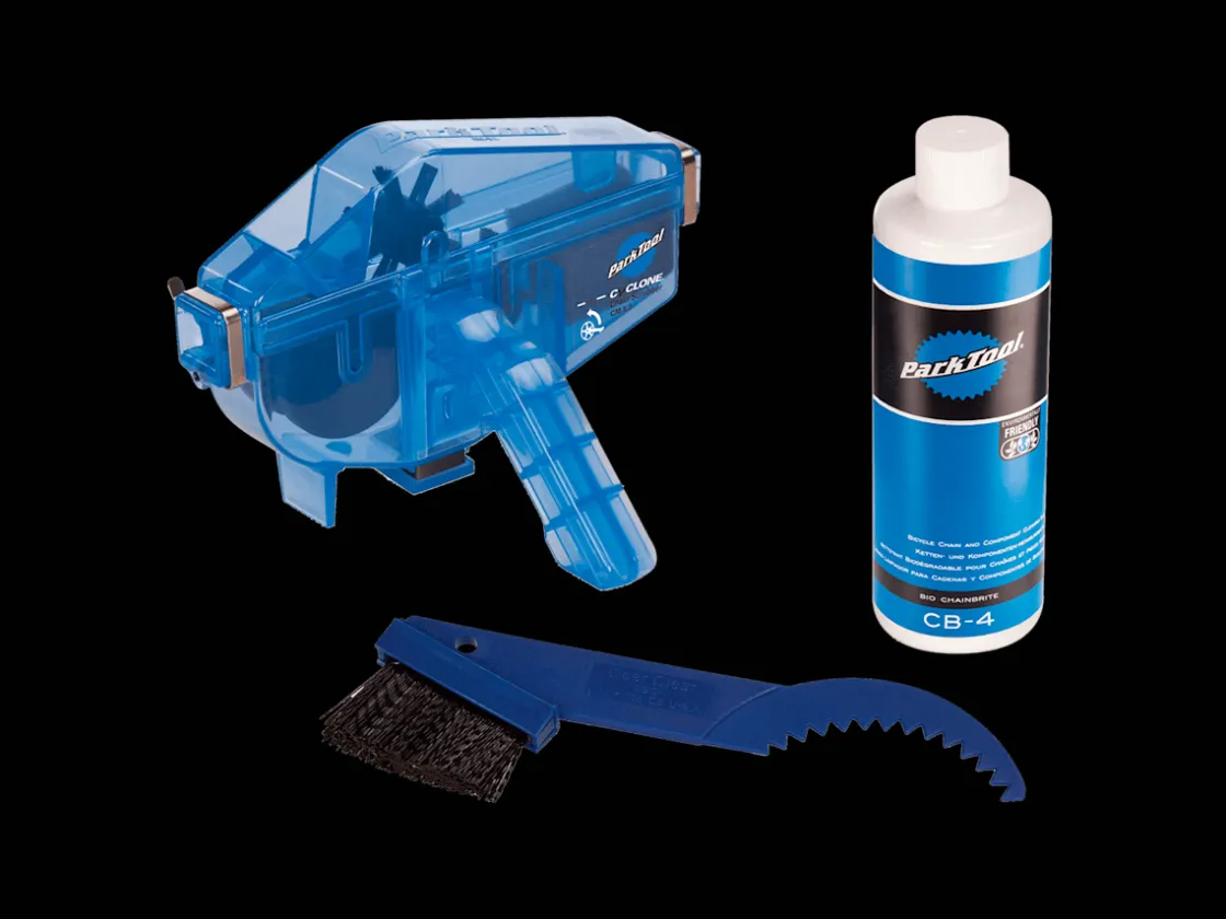 Trek Bikes Park Tool CG-2.4 Chain Gang Chain Cleaning System Blue New