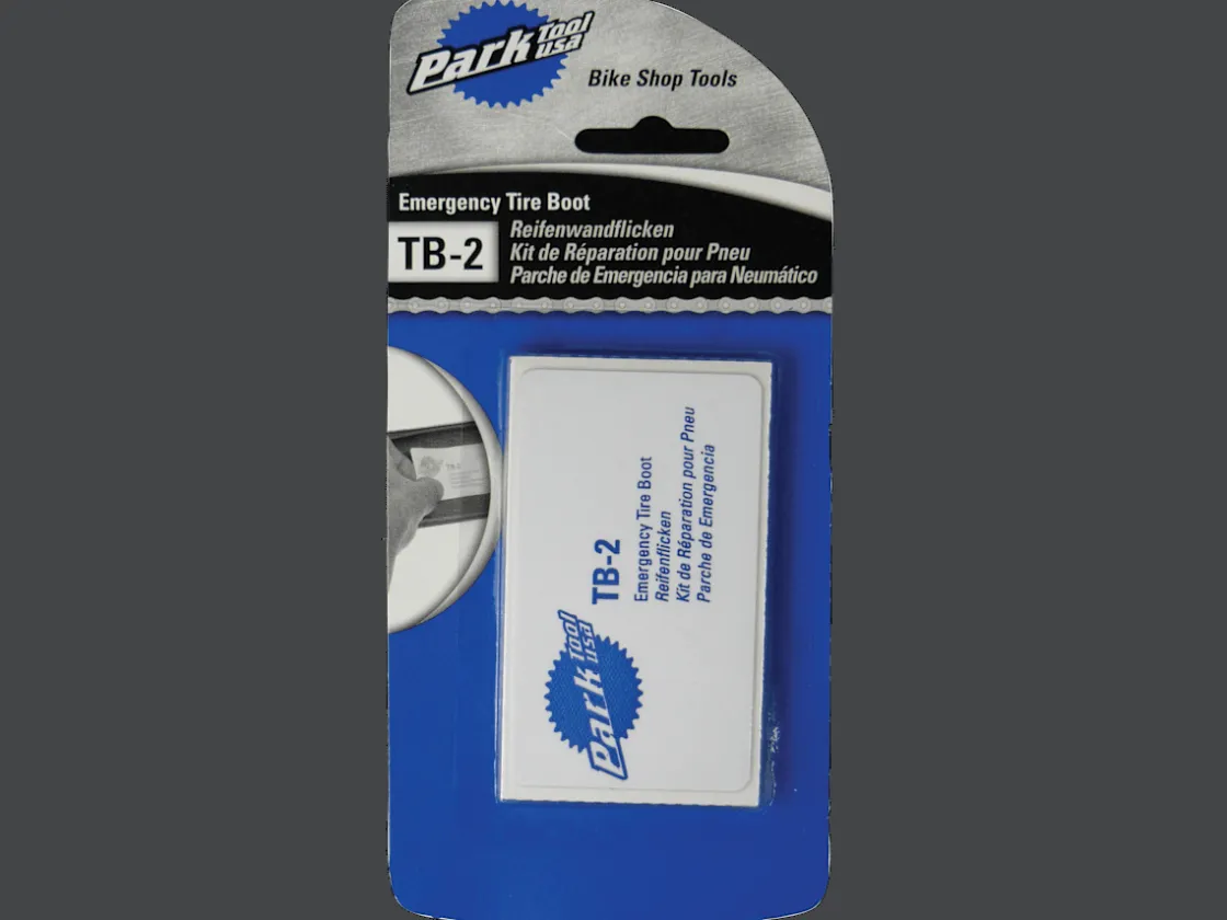 Trek Bikes Park Tool TB-2 Emergency Tire Boots White/Blue Hot