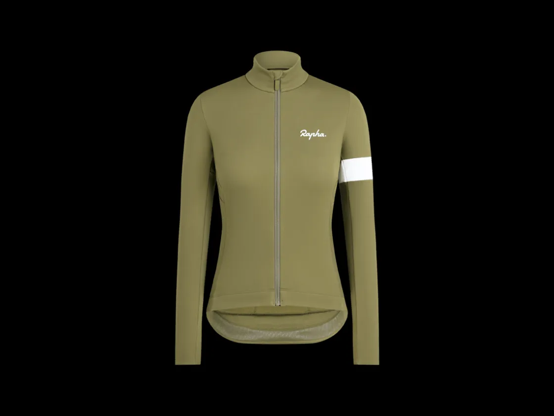 Trek Bikes Rapha Women's Core Winter Cycling Jacket Dark Pink Cheap