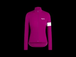 Trek Bikes Rapha Women's Core Winter Cycling Jacket Dark Pink Cheap