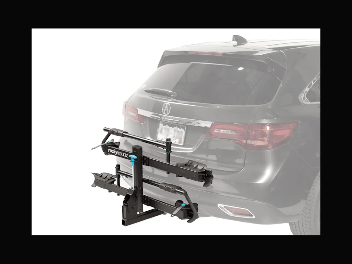 Trek Bikes RockyMounts MonoRail 2-Bike 1.25" Hitch Rack Black Outlet